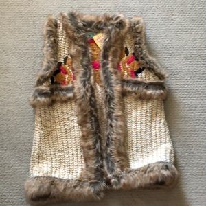New Karlie faux fur trim vest
